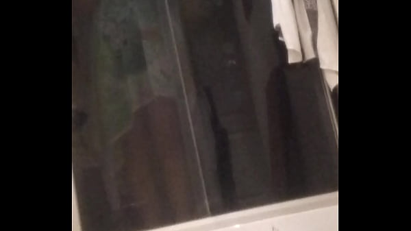 Sexy teen blonde in shower by spycam