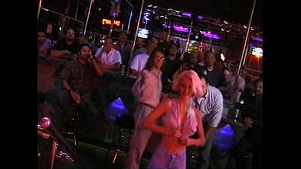 Julie Rage blonde slut fucking on stage