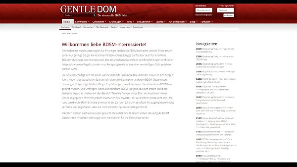 BDSM-Interview: Interview mit Gentledom.de &ndash_ Die kostenlose &amp_ anspruchsvolle BDSM-Community
