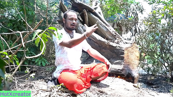 Tantrik inganna Village Wife e la scopa con un grosso cazzo! Sesso reale