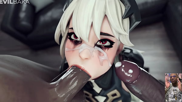 Cum enfrentou apertado adolescente vagabunda deepthroating BBC, buceta careca Ciri esguicha enquanto ela deepthroats um galo