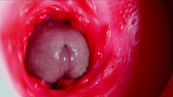 Juicy beautiful pussy squelches inside ASMR close-up inside the anus