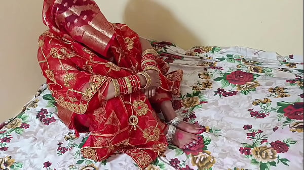 Pahli Raat Pati ke sath patni Organizzare il matrimonio Suhagrat Prima notte indiana Coppia di sposi fatta in casa