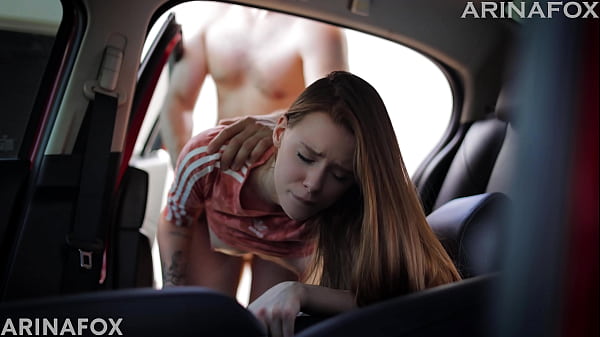 Stepfather Fucked Stepsister in Stepmom'_s Car POV