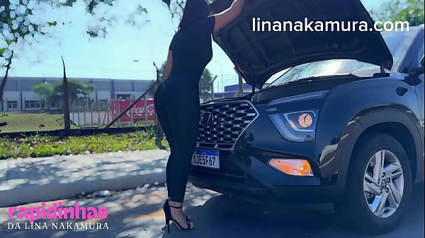 Mujer asiática caliente pillada teniendo sexo en la calle - Big Ass Latina - Lina Nakamura - John Coffee