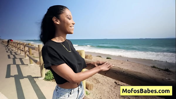 Sexy black girl seduces white friend with her nice big boobs and juicy booty (Eden West, Charles Dera)