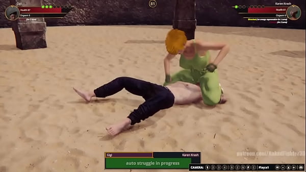 Gigi VS Karen Krash (Naked Fighter 3D)
