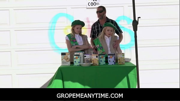 GropeMeAnytime - Teen Scouts Let Their Cookie To Be Free Used - Coco Lovelock, Haley Spades