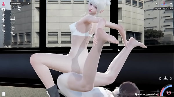 Playful Young Girl dances