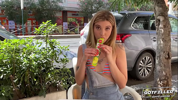 Naughty Teen Girl poses in blonde