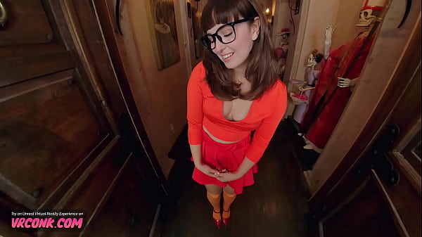 VR Conk 顽皮 Velma Dinkley 也喜欢鸡巴 XXX 模仿 VR 色情