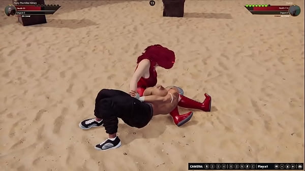 Ruby Le K Kitten VS Diabla (Naked Fighter 3D)