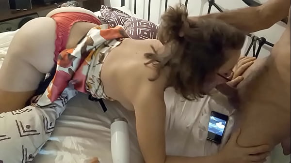 1312 (Tec) 02 - Vestido de satén blanco, tanga de satén, MILF blanca, estilo perrito, POV, garganta profunda, del culo a la boca