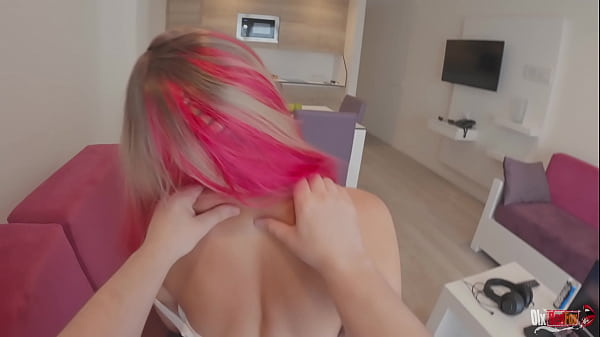 Back massage and pussy in my cum for my sexy stepmom