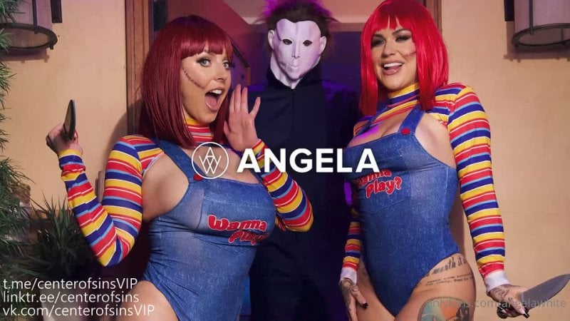 [onlyfans] Angela White & Karmen Karma x Alex Jones Halloween [MFF-Dreier Cosplay BBC Big Tits Ass MILF Tattoo Facial]