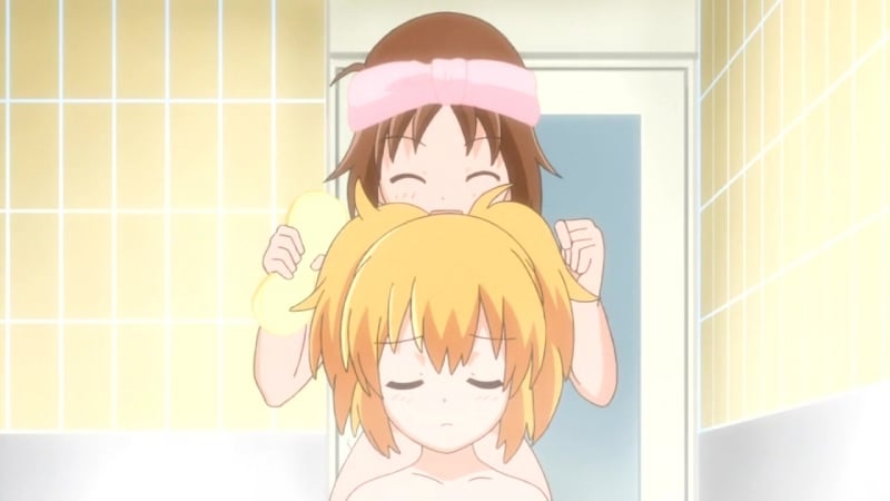 In the bath with Hinako (young, porn, erotica, anime, hentai, anime, hentai, yuri)